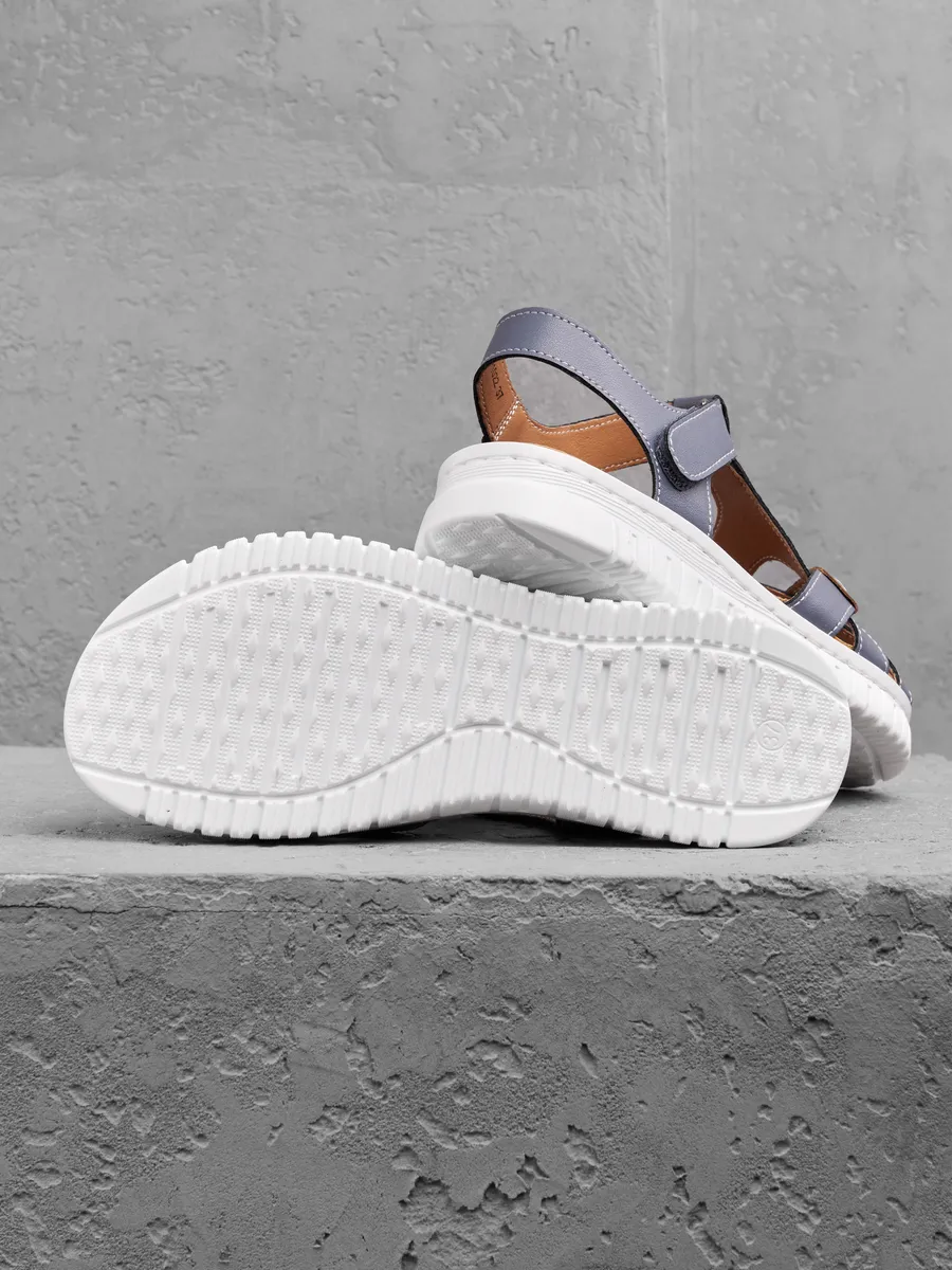 Босоножки женские летние на платформе натуральная кожа 41-BKY19-22-1022