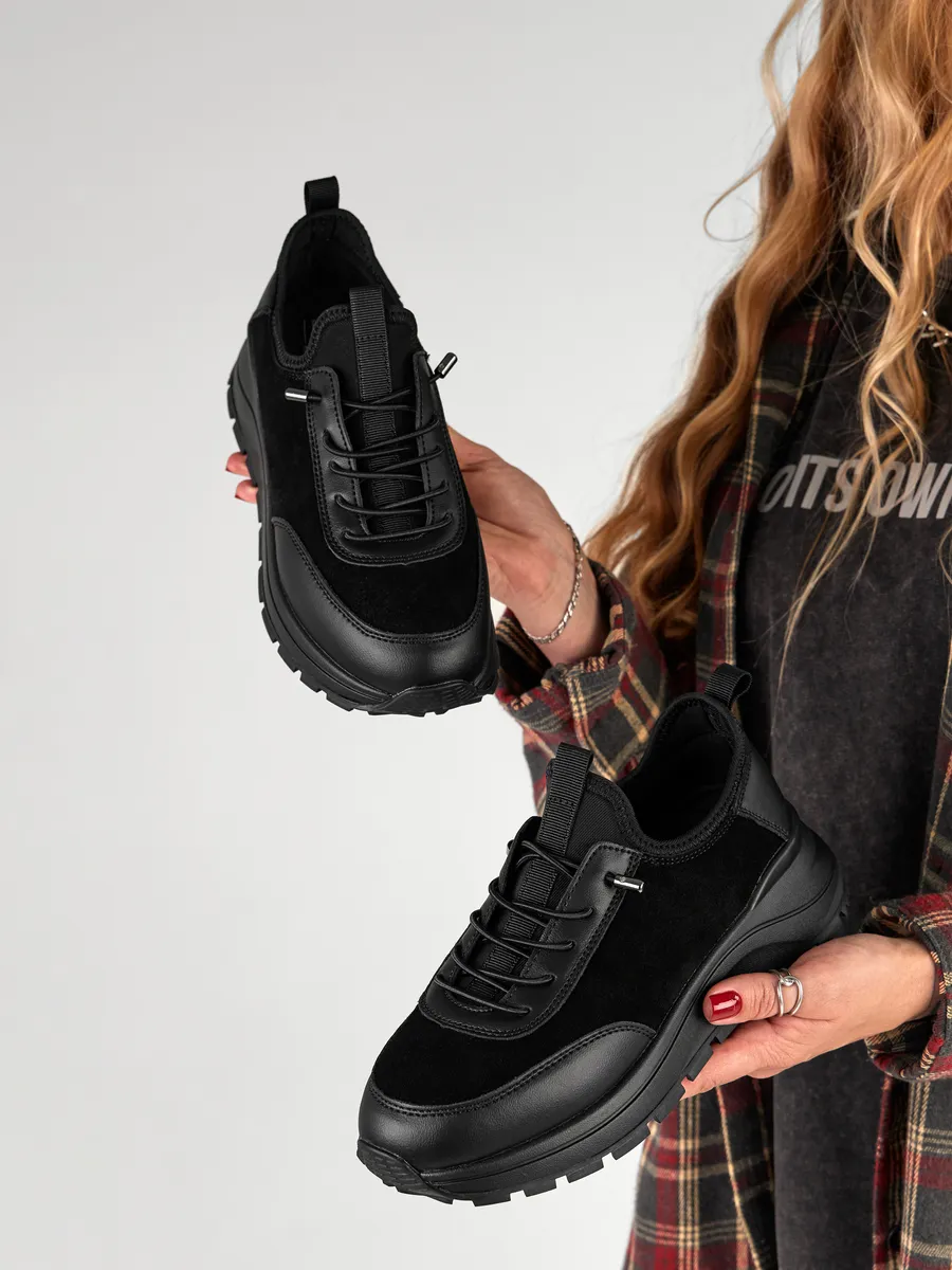 Кроссовки женские демисезонные натуральная кожа на платформе FB310-011k