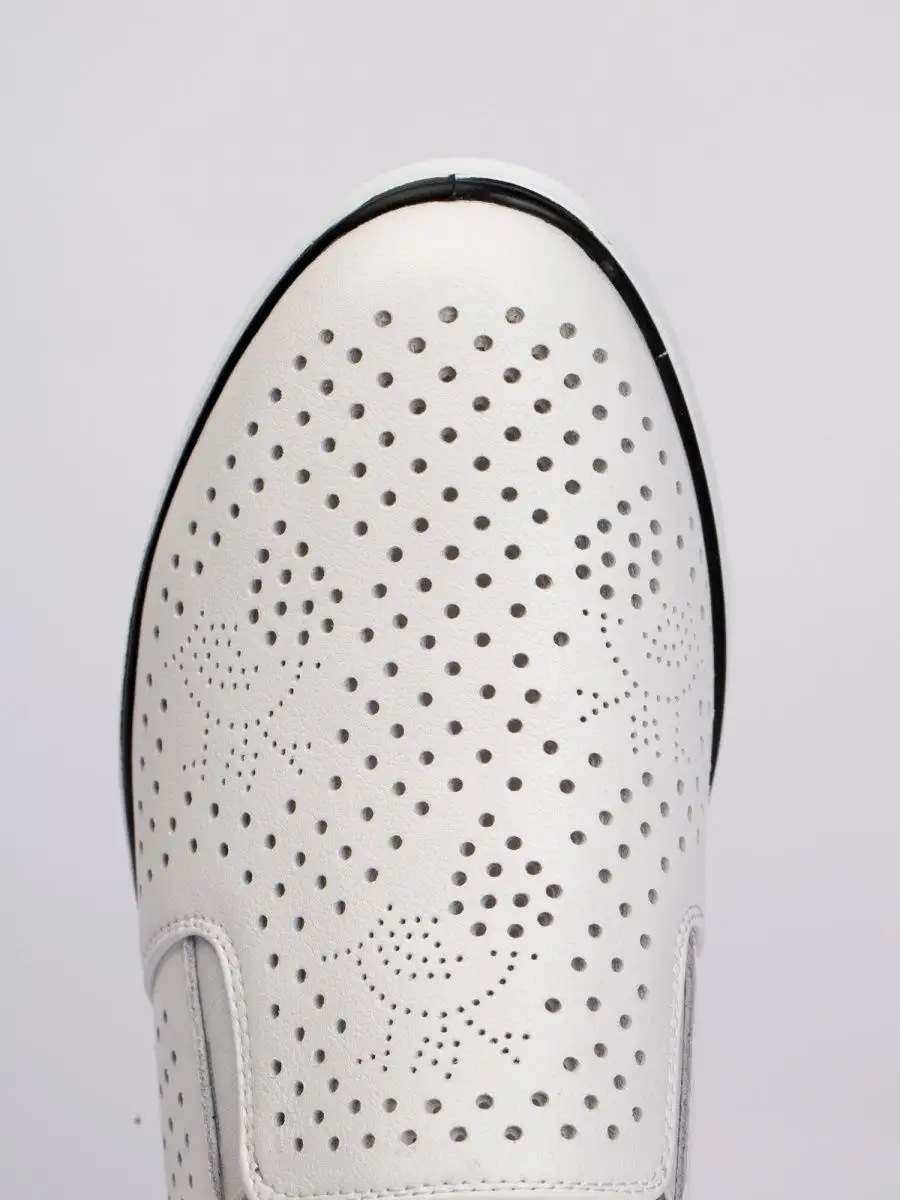 Мокасины на танкетке натуральная кожа дышащие EH115-010