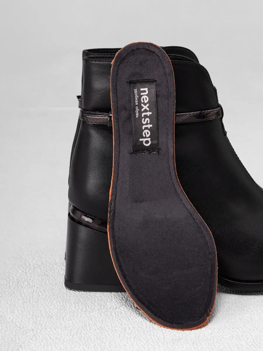 Ботильоны женские демисезонные натуральная кожа LA77-1