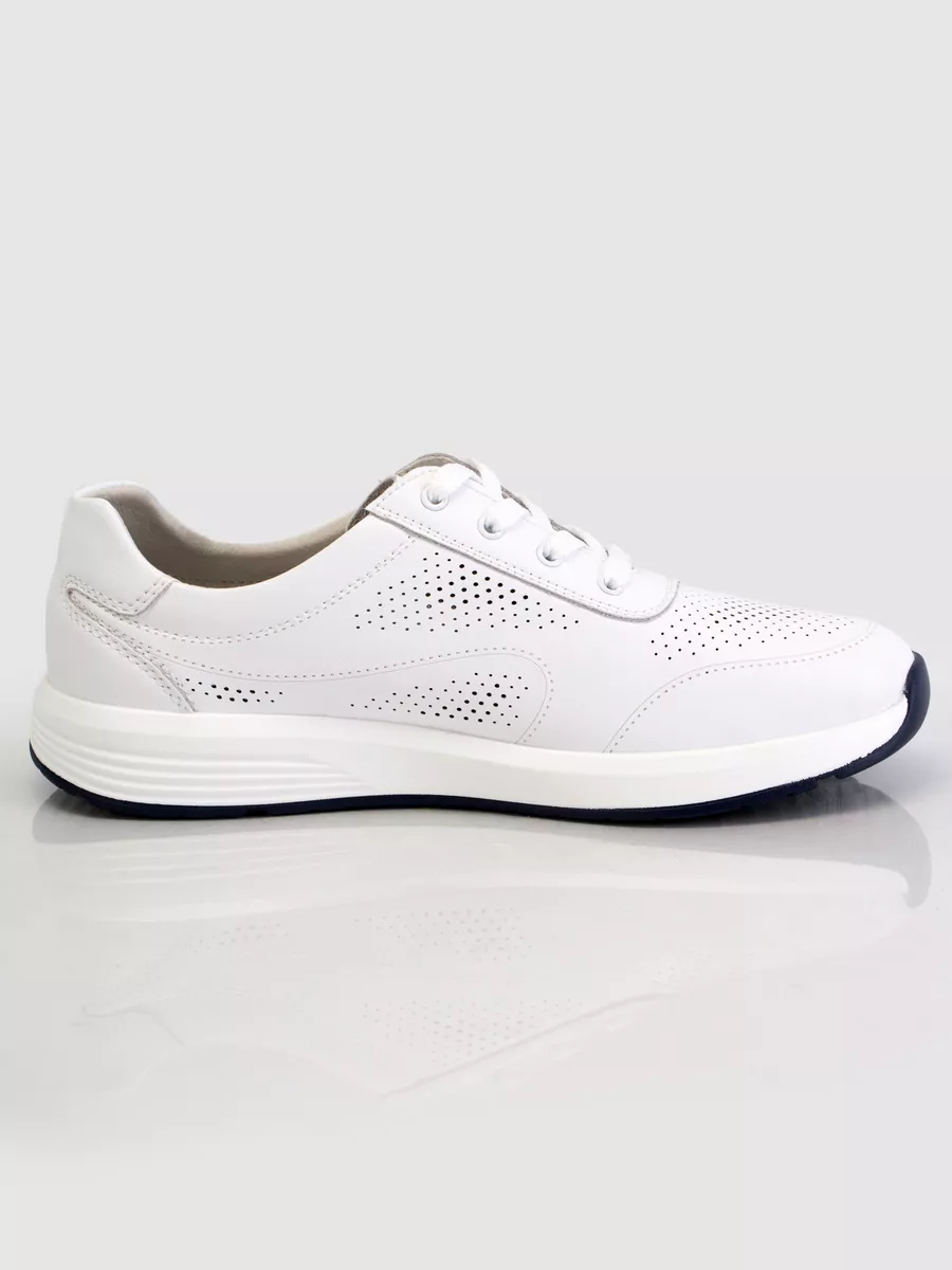 Кроссовки летние натуральная кожа на платформе KZ182-010