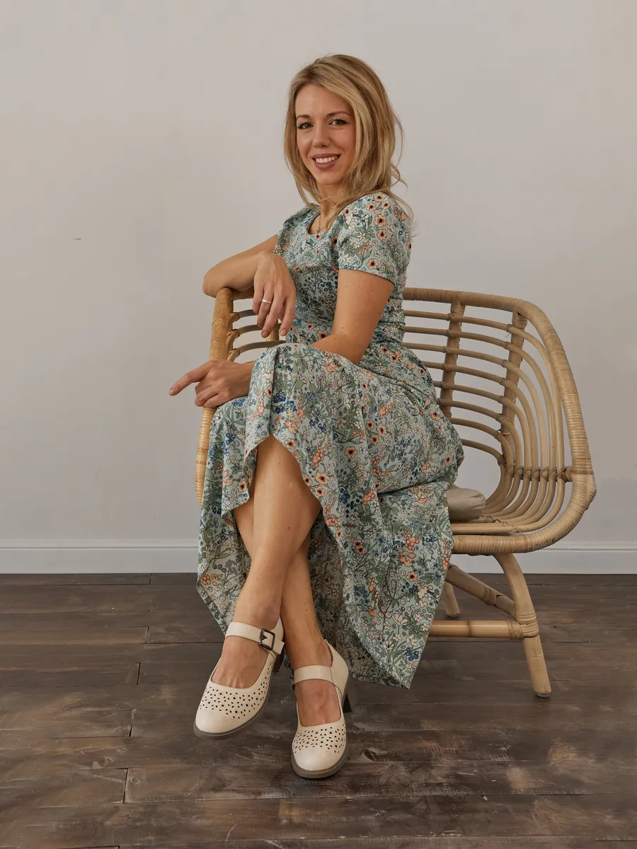 Туфли женские на низком каблуке натуральная кожа CV248-160k