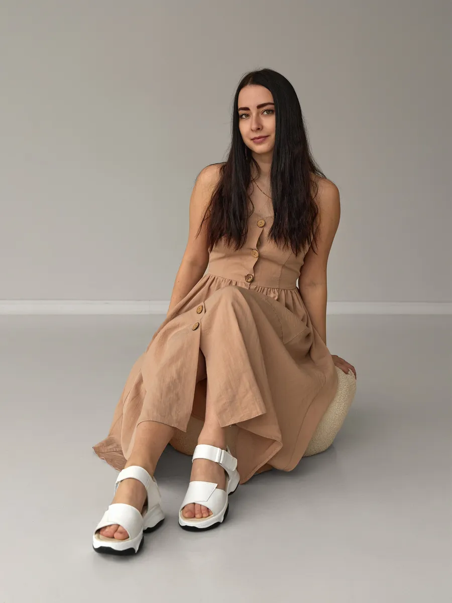 Босоножки женские на платформе летние натуральная кожа CN154-010