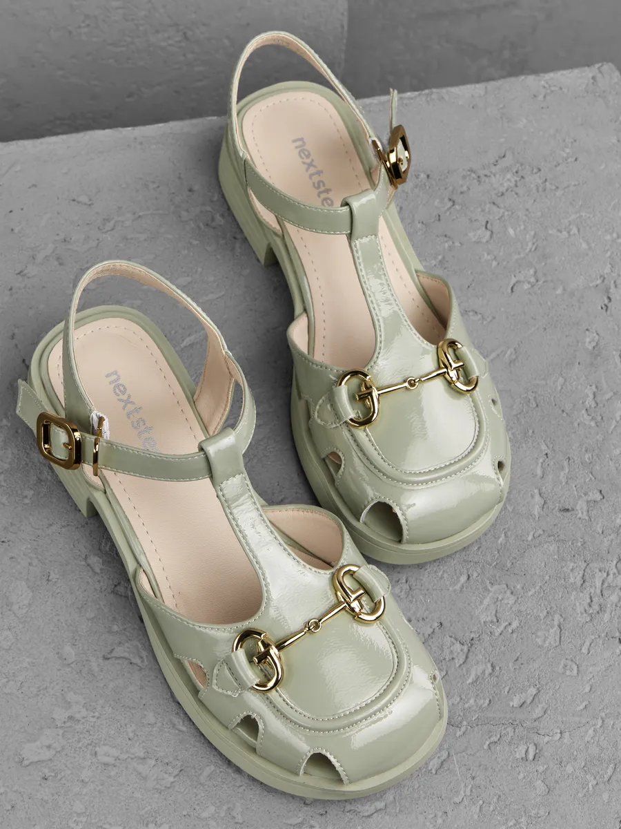 Босоножки женские летние натуральная кожа лаковые 31V20-9-013