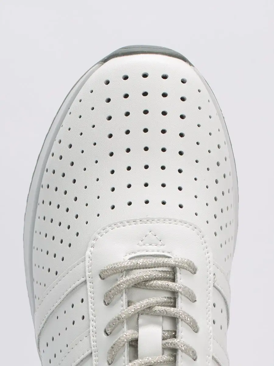 Кроссовки женские летние белые натуральная кожа RN020-022