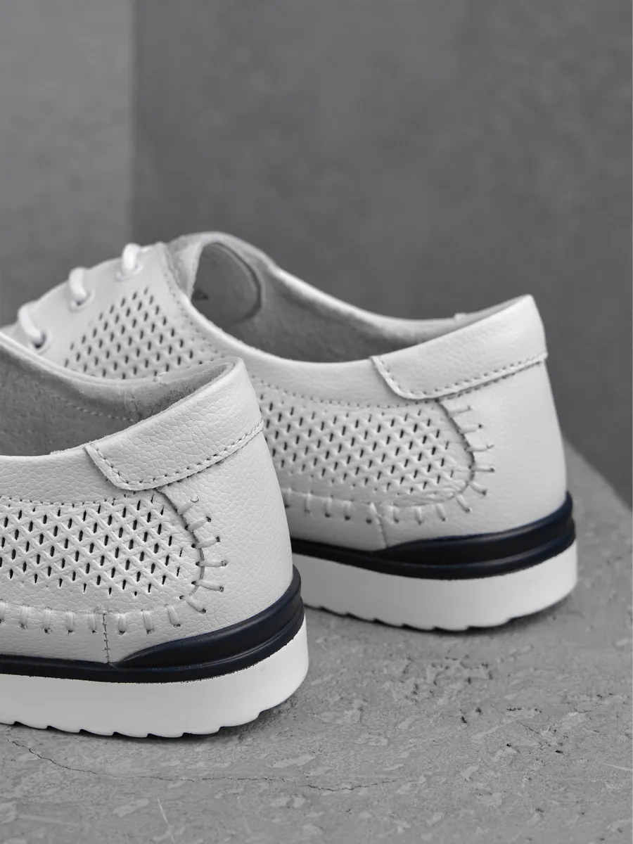 Мокасины женские летние натуральная кожа дышащие 41-TPY4-25-112