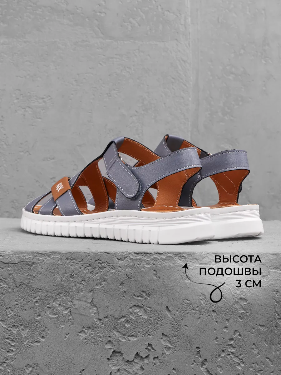 Босоножки женские летние на платформе натуральная кожа 41-BKY19-22-1022