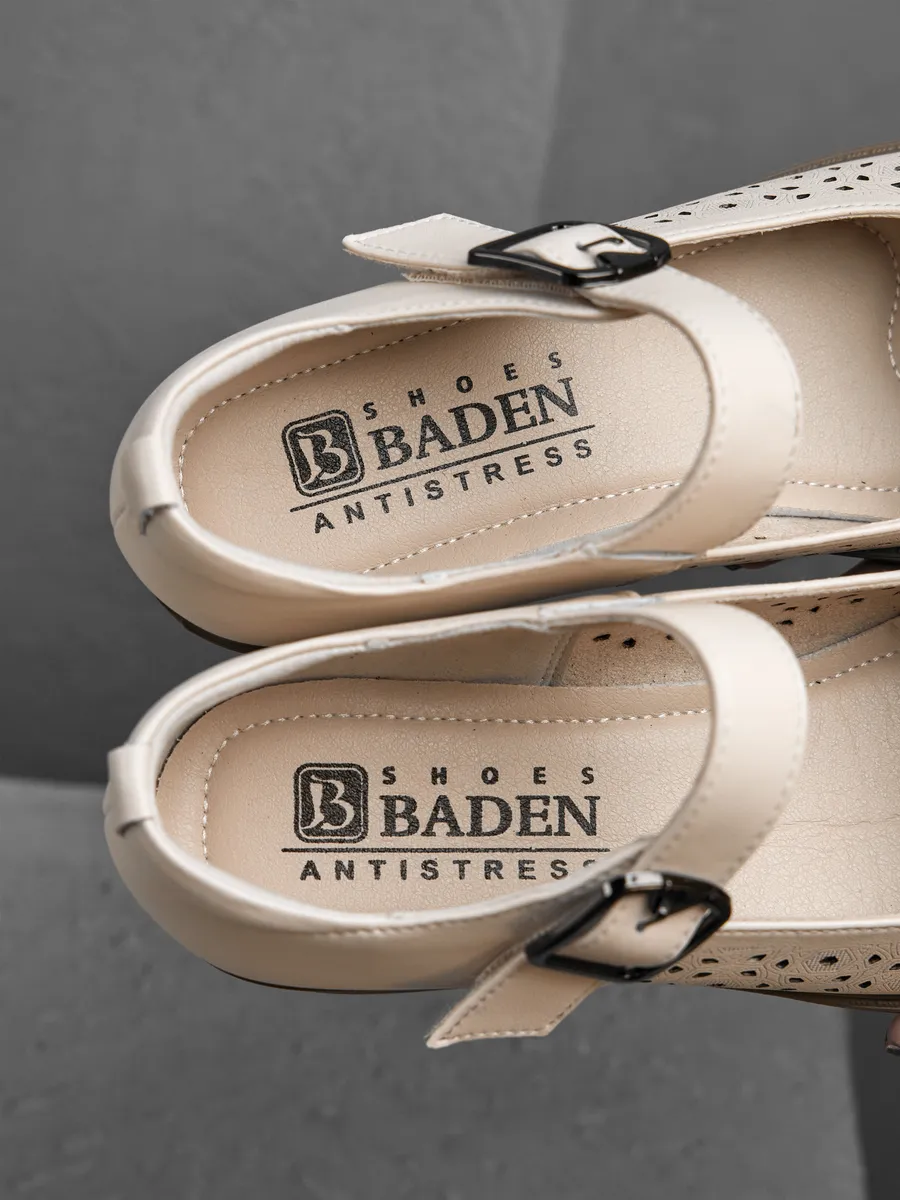 Туфли женские на низком каблуке натуральная кожа CV248-160k