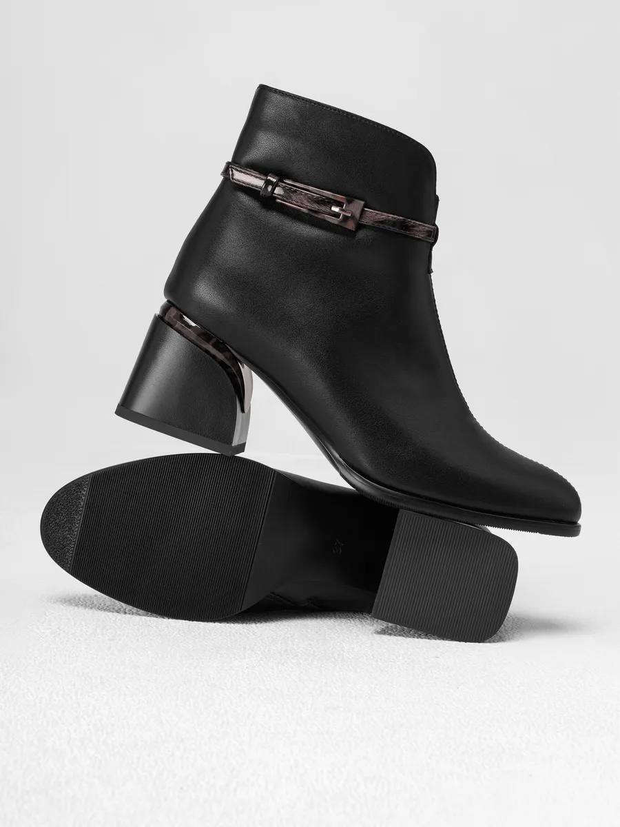 Ботильоны женские демисезонные натуральная кожа LA77-1