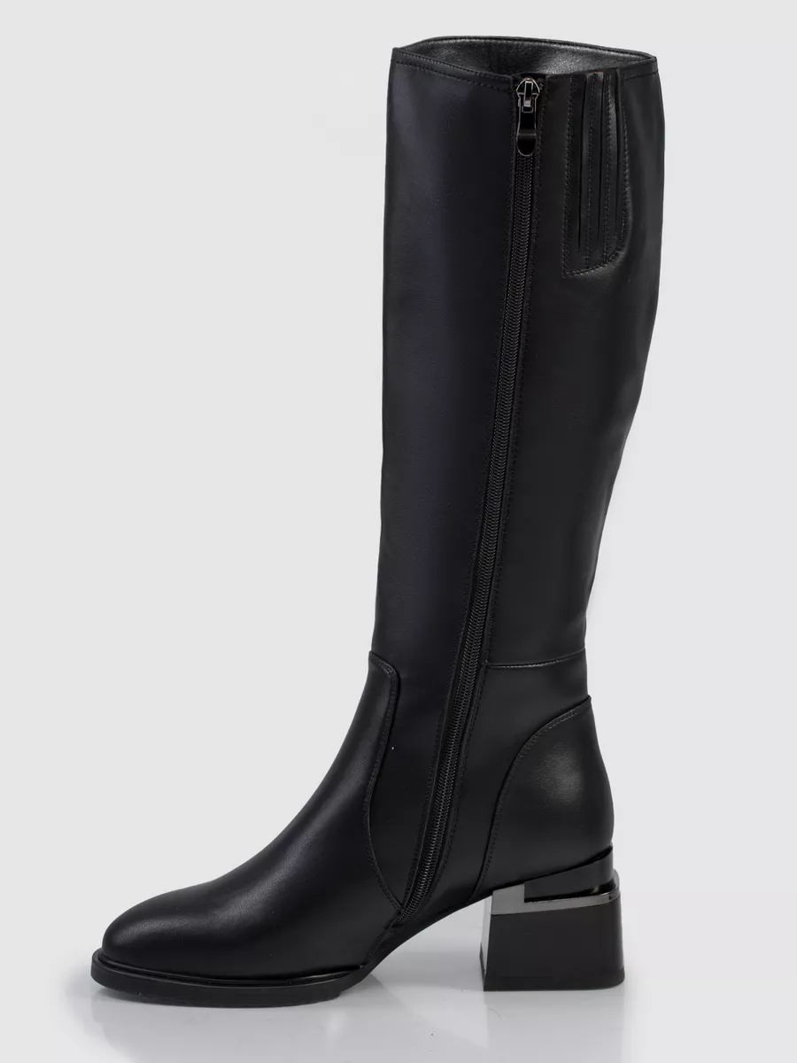 Сапоги зимние натуральная кожа на каблуке 32C16-29-101BZ