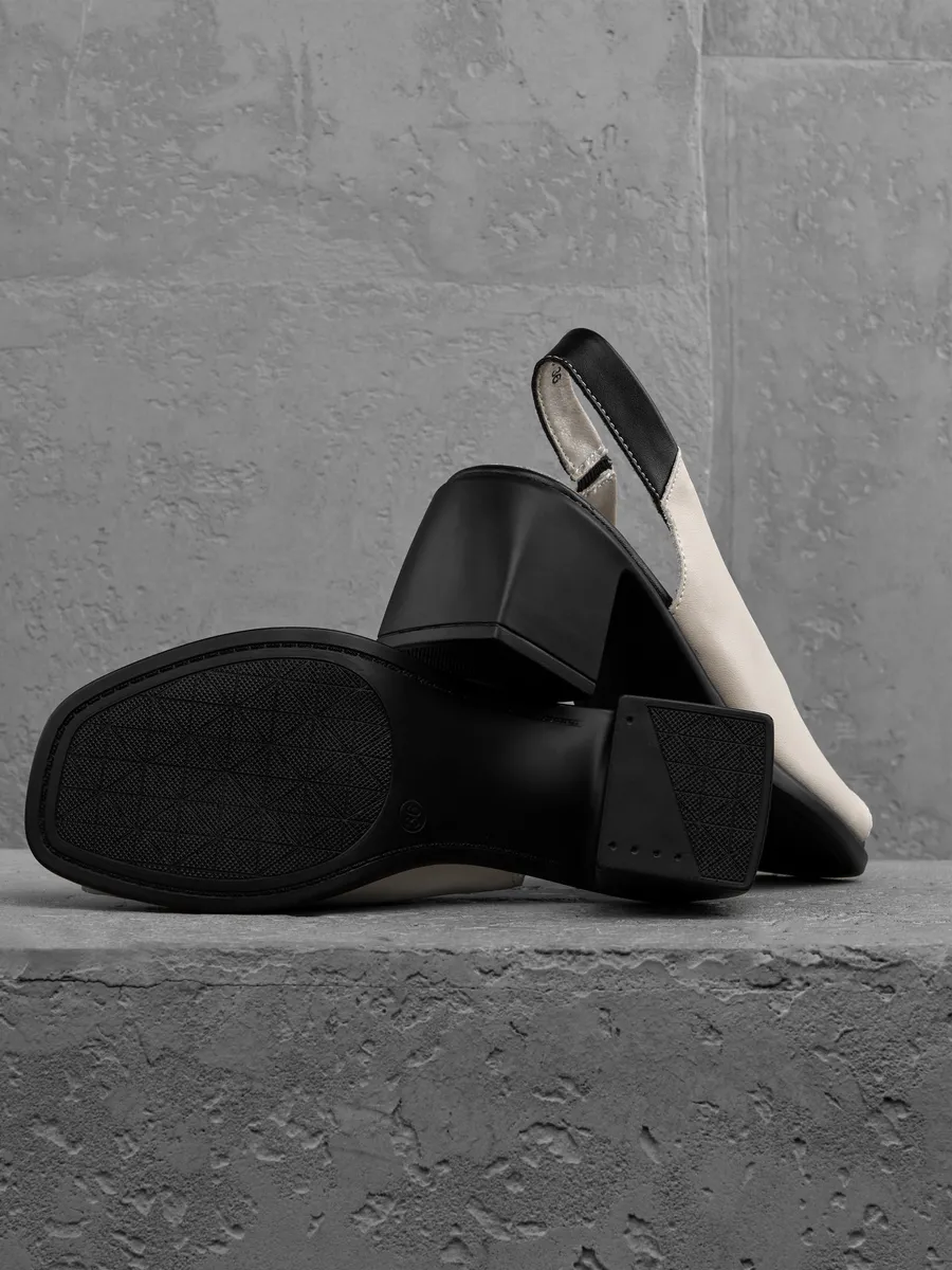 Босоножки женские летние на среднем каблуке натуральная кожа 12W21-4-120