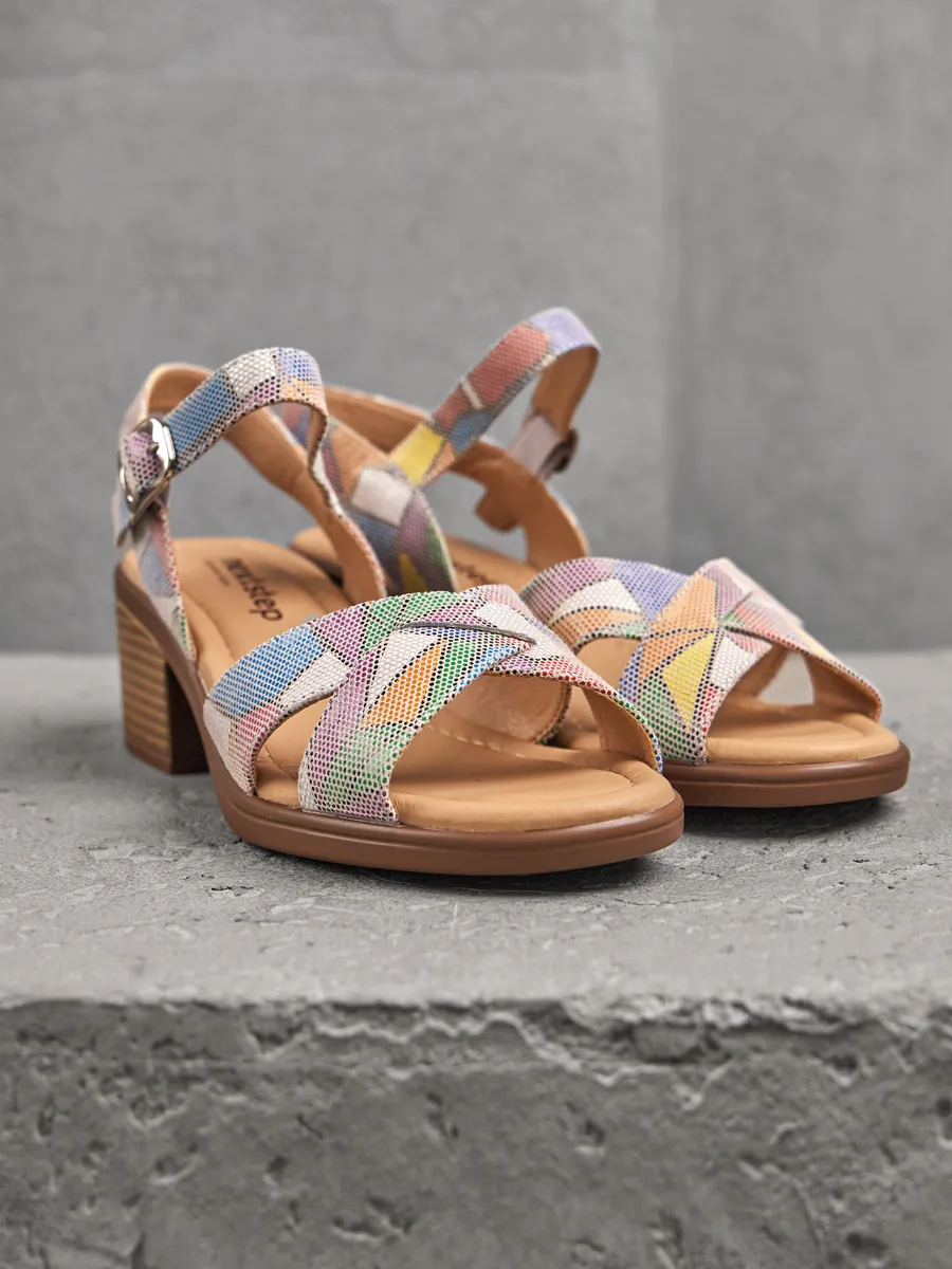 Босоножки женские летние натуральная кожа XJU-51377-6Y-KP