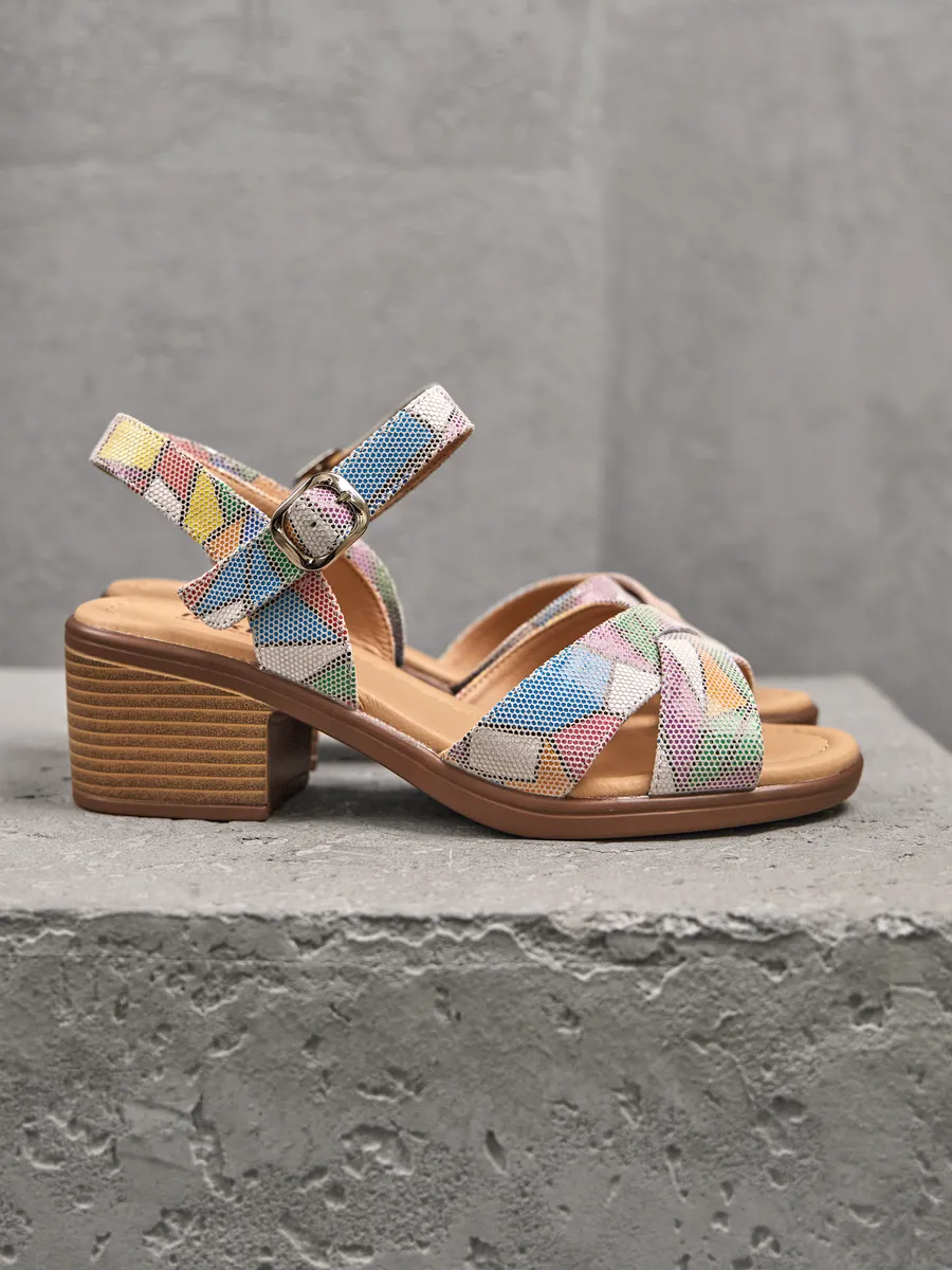 Босоножки женские летние натуральная кожа XJU-51377-6Y-KP