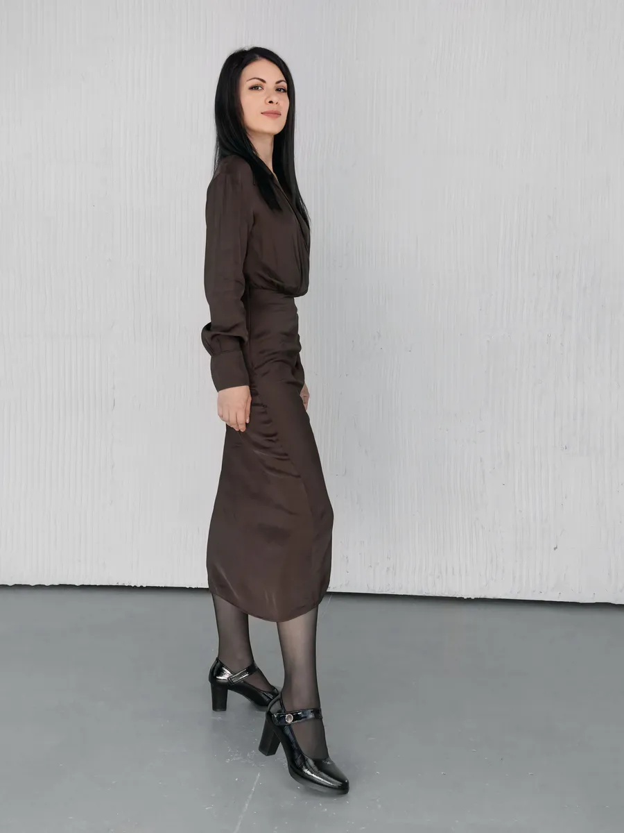 Туфли женские натуральная кожа лаковые мери джейн CV312-021