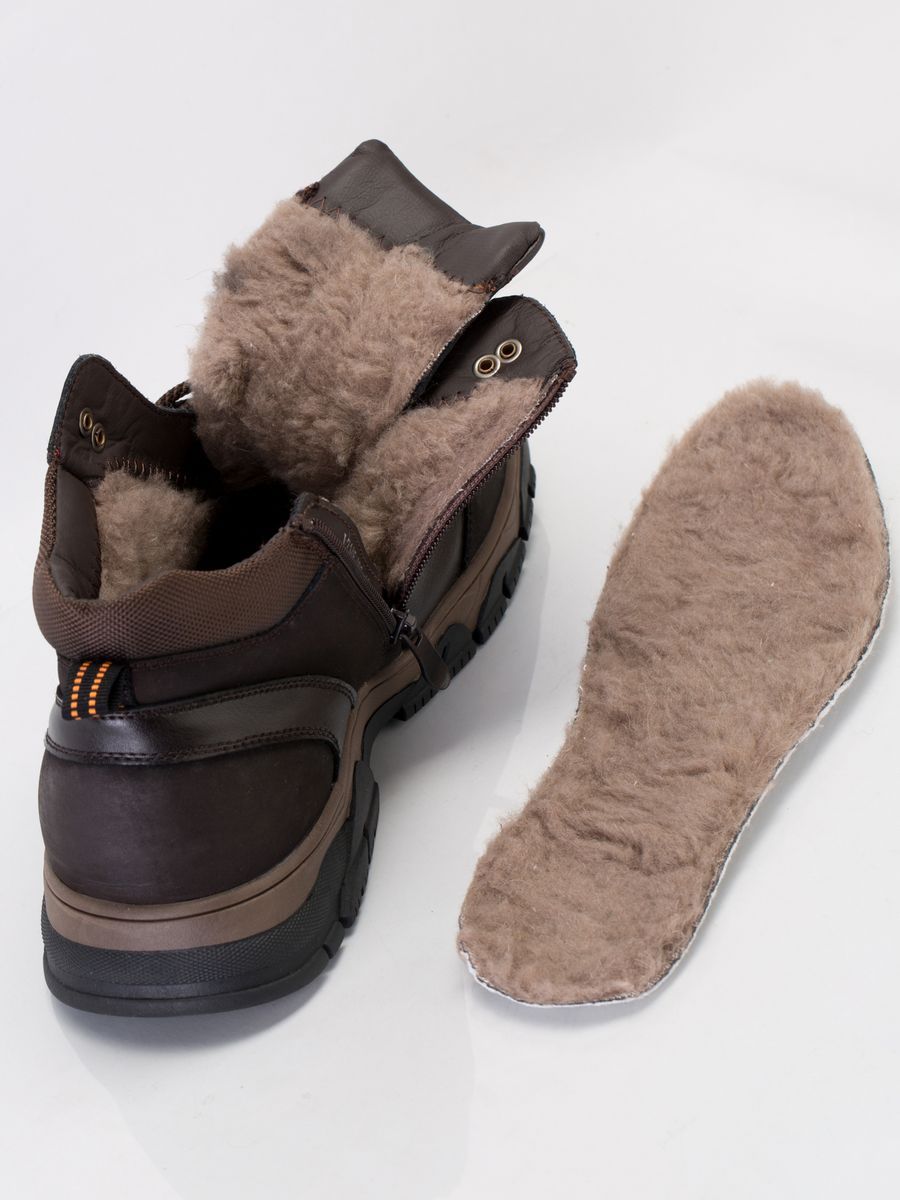 Ботинки зимние натуральная кожа на платформе LZ145-032