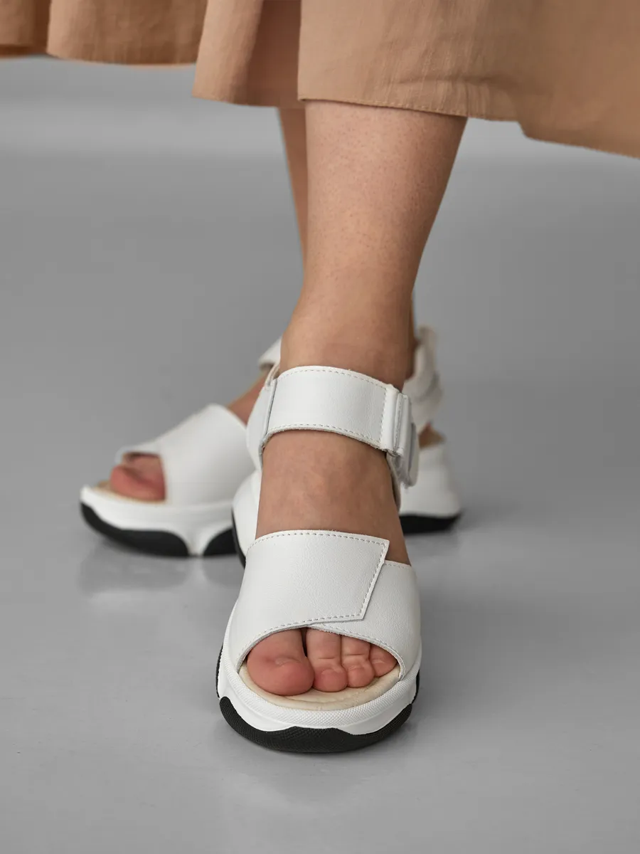 Босоножки женские на платформе летние натуральная кожа CN154-010