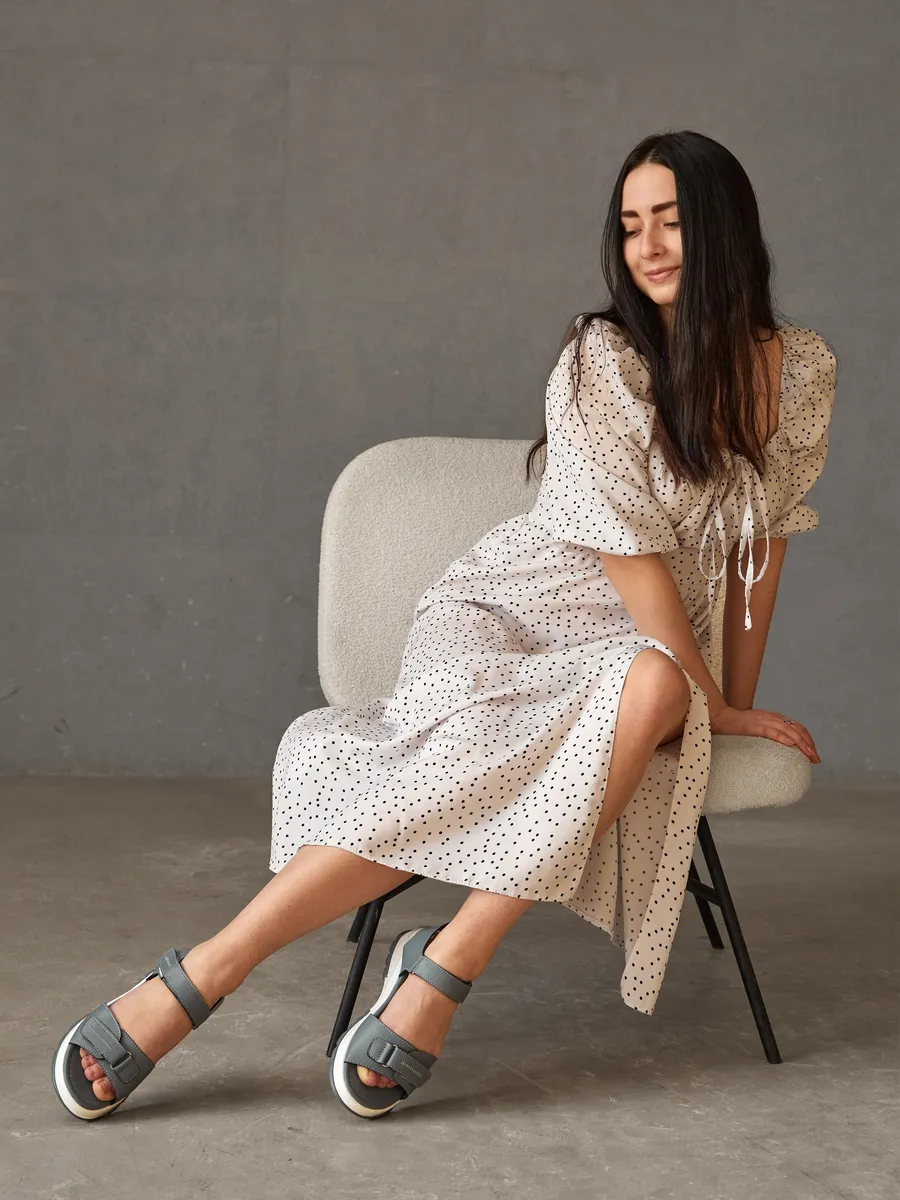 Босоножки женские летние натуральная кожа на платформе MU270-024k