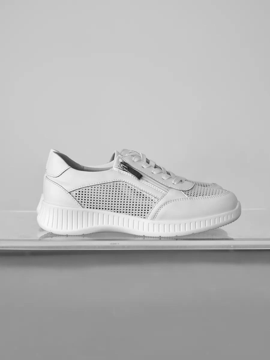 Кроссовки летние натуральная кожа дышащие RN160-012