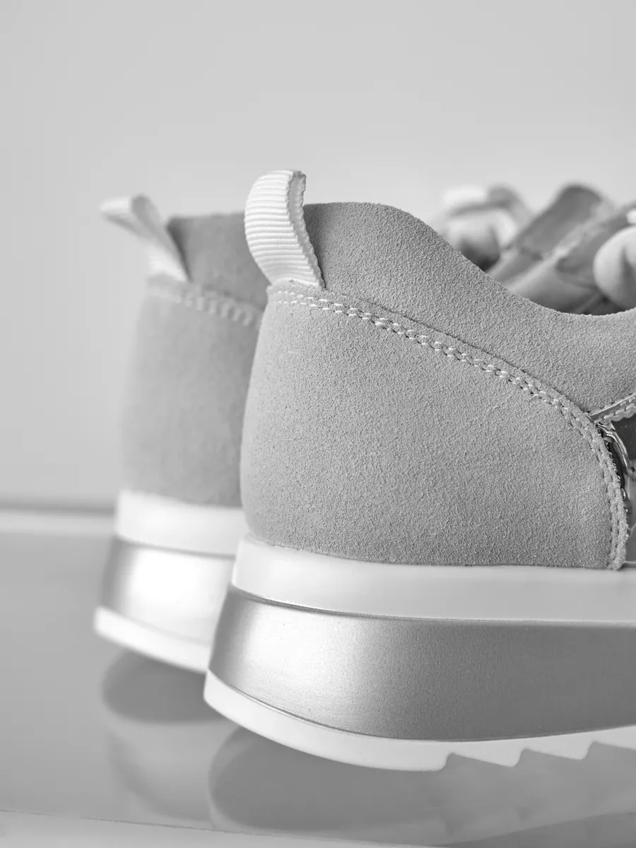 Кроссовки женские летние белые дышащие на платформе FB218-020