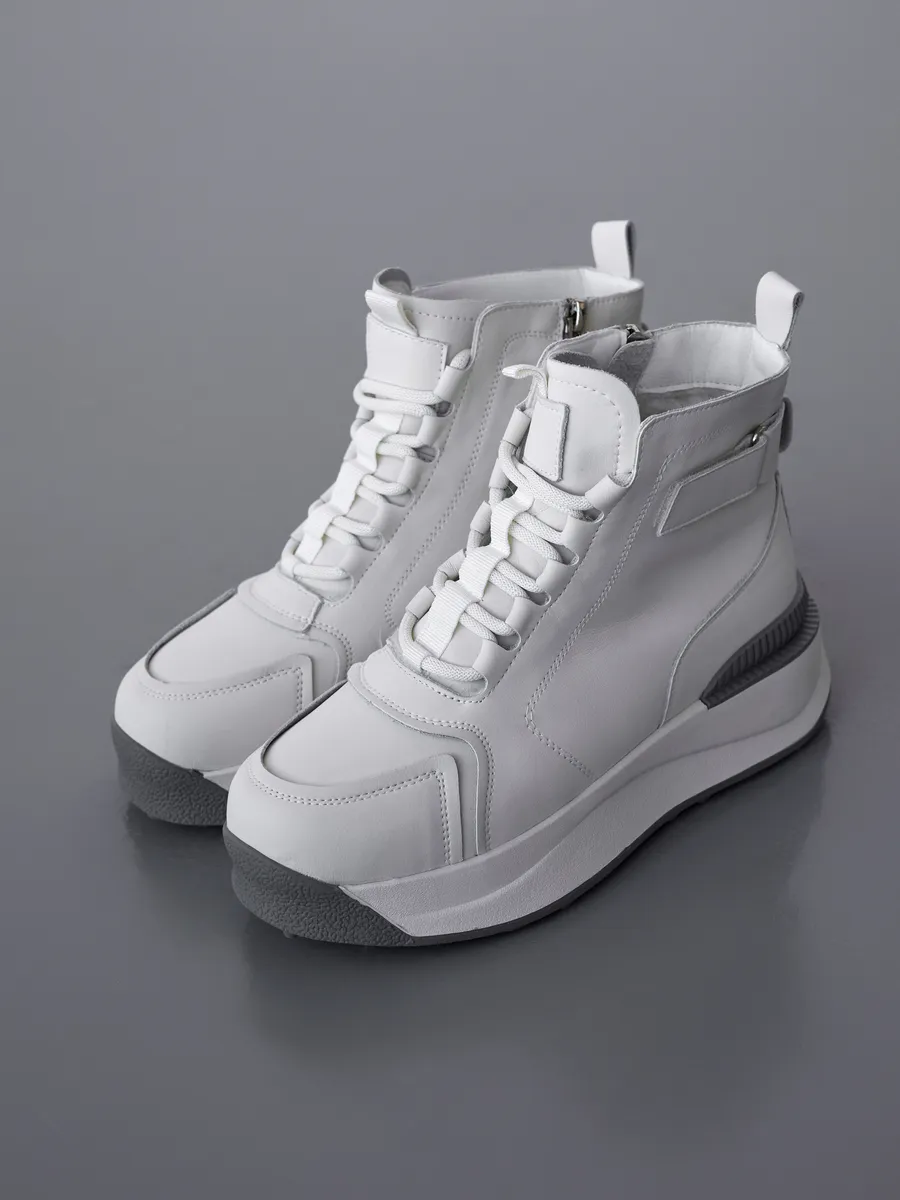 Ботинки женские зимние натуральная кожа спортивные 42-ZBE34-1-111