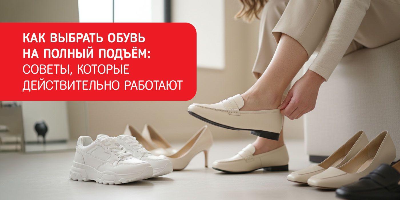 Как выбрать обувь на полный подъём: советы, которые действительно работают