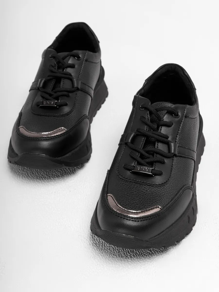 Кроссовки женские демисезонные натуральная кожа на платформе 25R-ZBY5-10-101